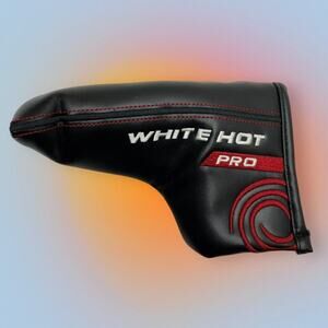 ODYSSEY WHITE HOT PRO Blade Style Putter Headcover GOLF HEAD COVER BLACK RED
